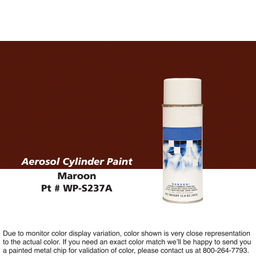 Cylinder Paint Aerosol Can: Maroon