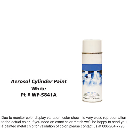 Cylinder Paint Aerosol Can: Cream White