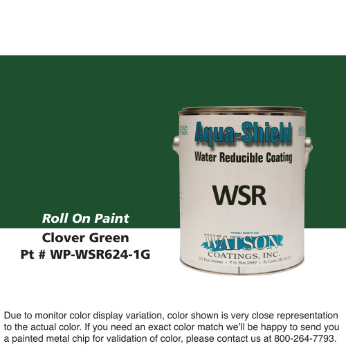 Cylinder Roll On Paint: Clover Green, 1 Gallon Pail