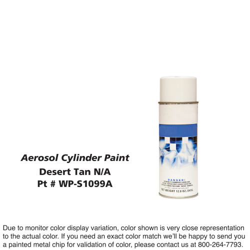 Cylinder Paint Aerosol Can: Desert Tan