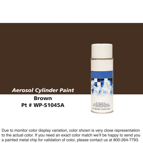 Cylinder Paint Aerosol Can: Brown