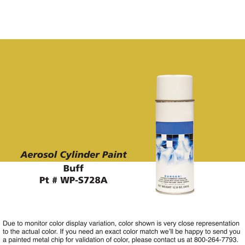 Cylinder Paint Aerosol Can: Buff