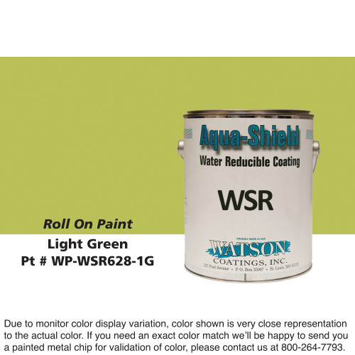 Cylinder Roll On Paint: Light Green, 1 Gallon Pail