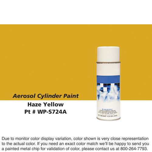 Cylinder Paint Aerosol Can: Haze Yellow