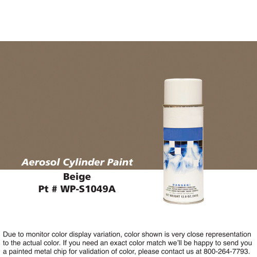 Cylinder Paint Aerosol Can: Beige