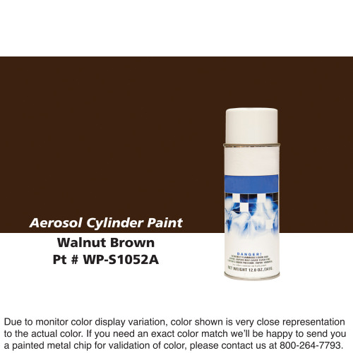 Cylinder Paint Aerosol Can: Walnut Brown