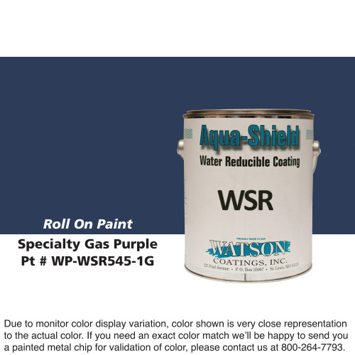 Cylinder Roll On Paint: Specialty Gas Purple, 1 Gallon Pail