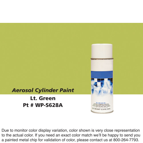 Cylinder Paint Aerosol Can: Lt. Green