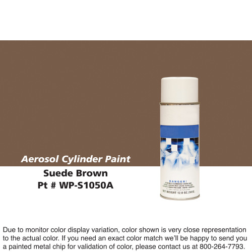 Cylinder Paint Aerosol Can: Suede Brown