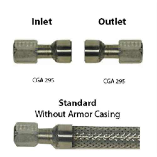 Cryogenic Hose3/4 ID CGA 295 Ends, Custom Lengths