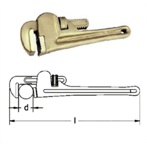 Non-Sparking Wrench, Pipe
