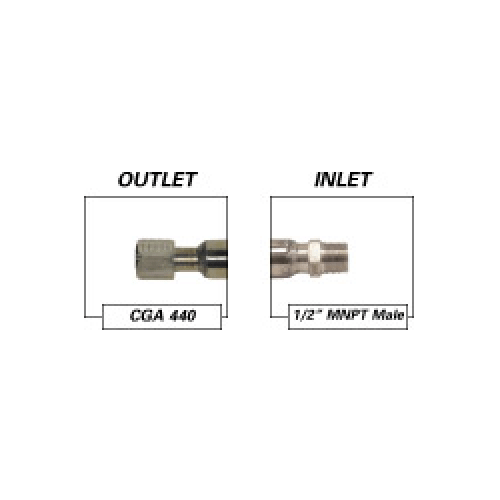 Cryogenic Hose Oxygen 440 x 1/2 Male Custom Length