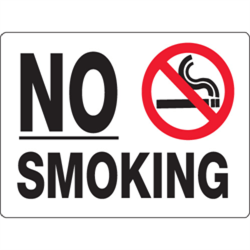 No Smoking Signs