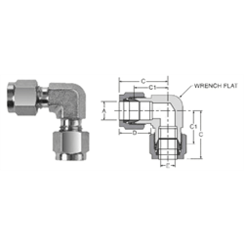 Tube Fitting Union Elbow