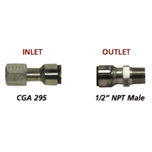 Cryogenic Hoses, UltraFlex, Inert CGA295 x 1/2 Male - Armor