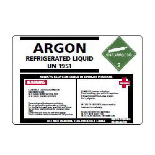 Dewar Body Labels