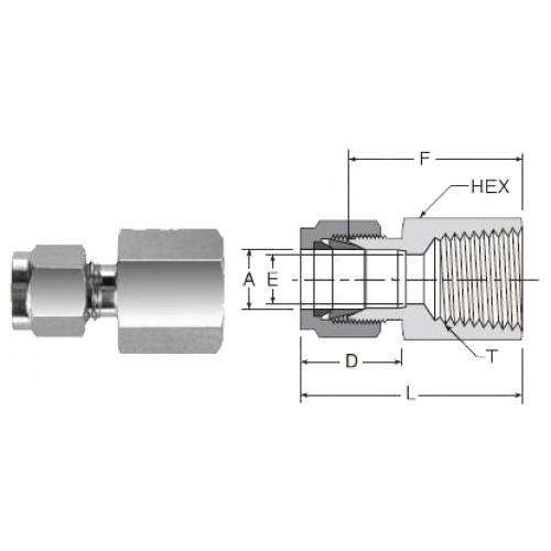 Tube Fitting Union Elbow  Ratermann Manufacturing Inc