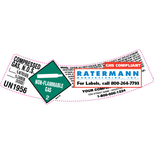 Gases NOS ( Nitrogen, Co2), UN1956 Ratermann Manufacturing Inc