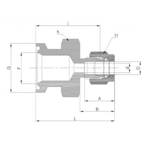 DK-LOK Sanitary Fitting