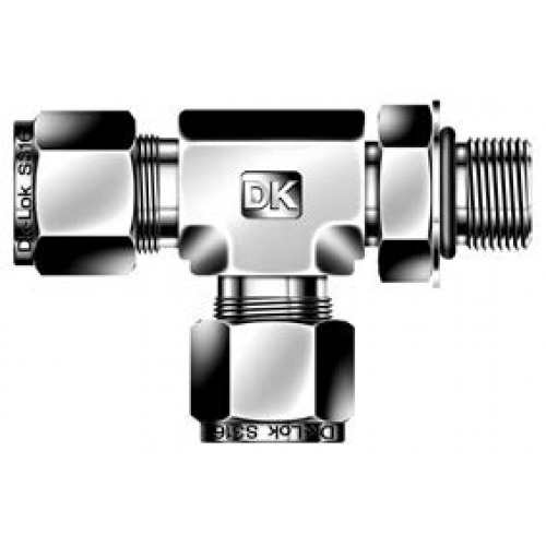 DK-LOK Positionable Male Run TEE