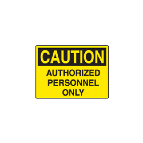 Aluminum OSHA Caution Signs