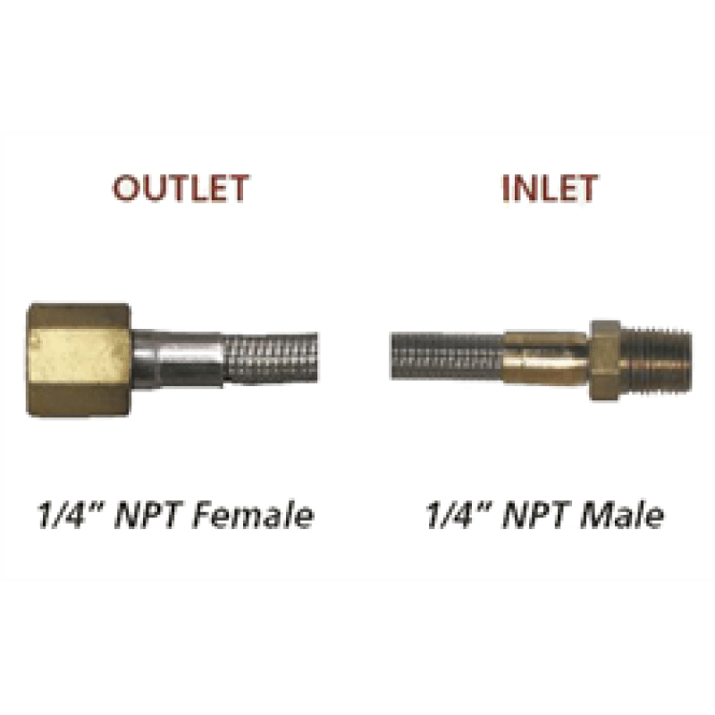 PTFE 3600psi Female x Male Custom Length