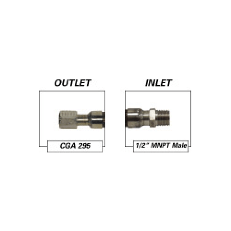 Cryogenic Hose Inert 295 x 1/2 Male