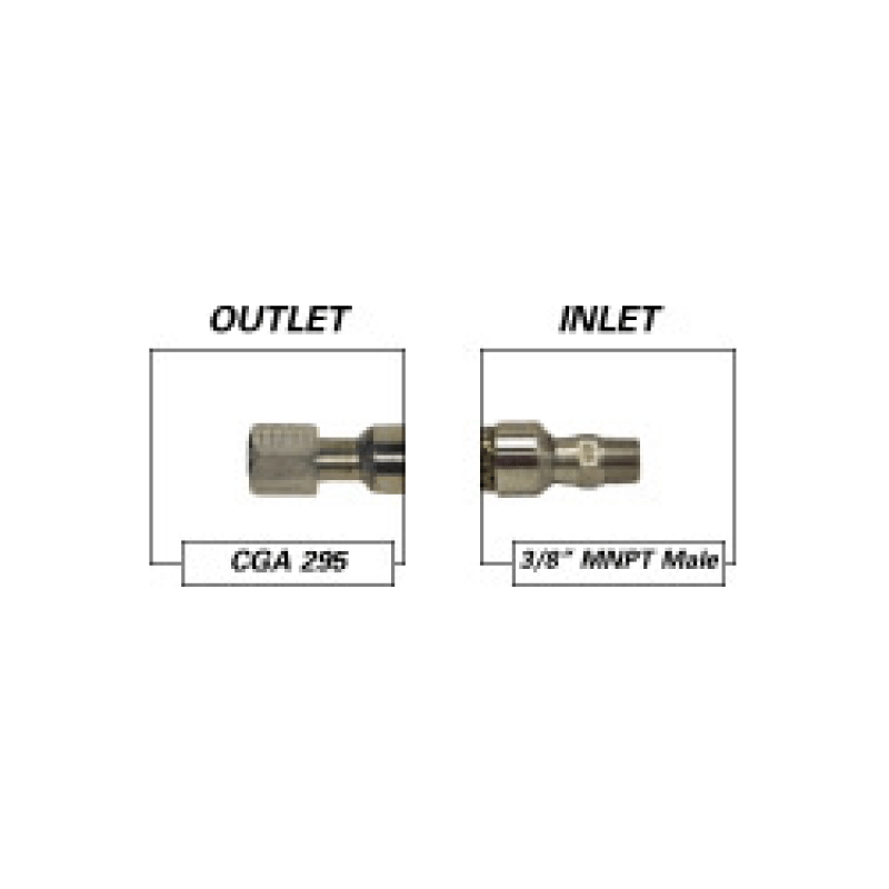 Cryogenic Hose Inert 295 x 3/8 Male