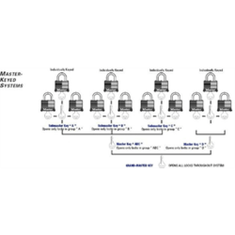 Padlocks - Keyed Differently