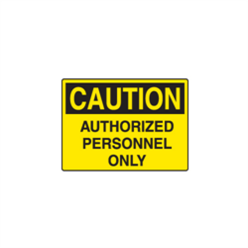 Self Adhesive Vinyl OSHA Caution Signs