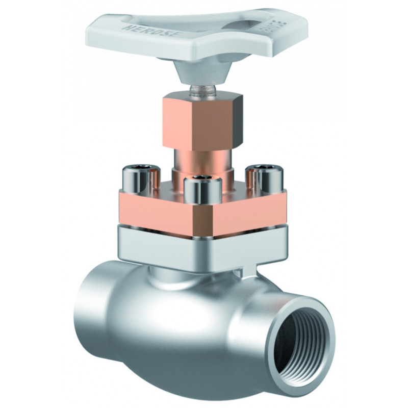 Herose Globe Valves Stainless Short Stem with Bronze Top Works