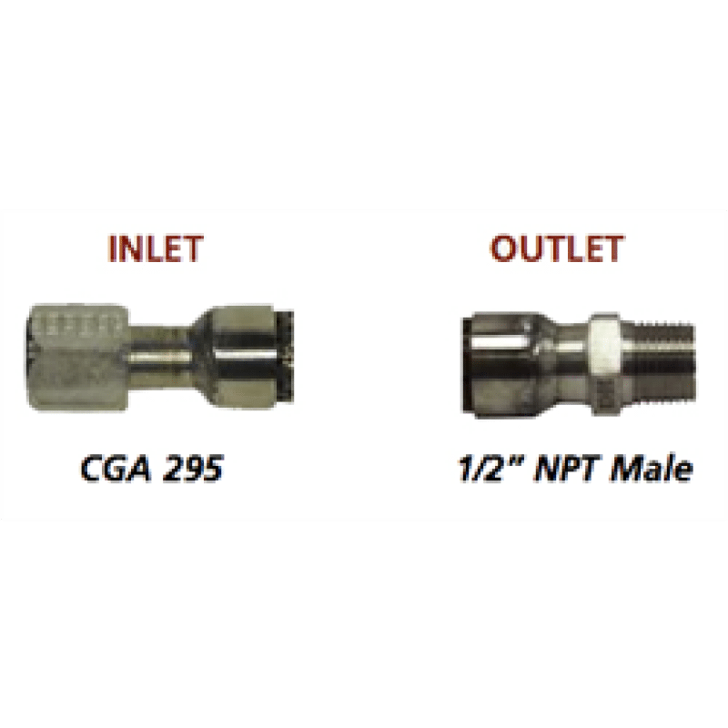 Cryogenic Hoses, UltraFlex, Inert CGA295 x 1/2 Male - Armor