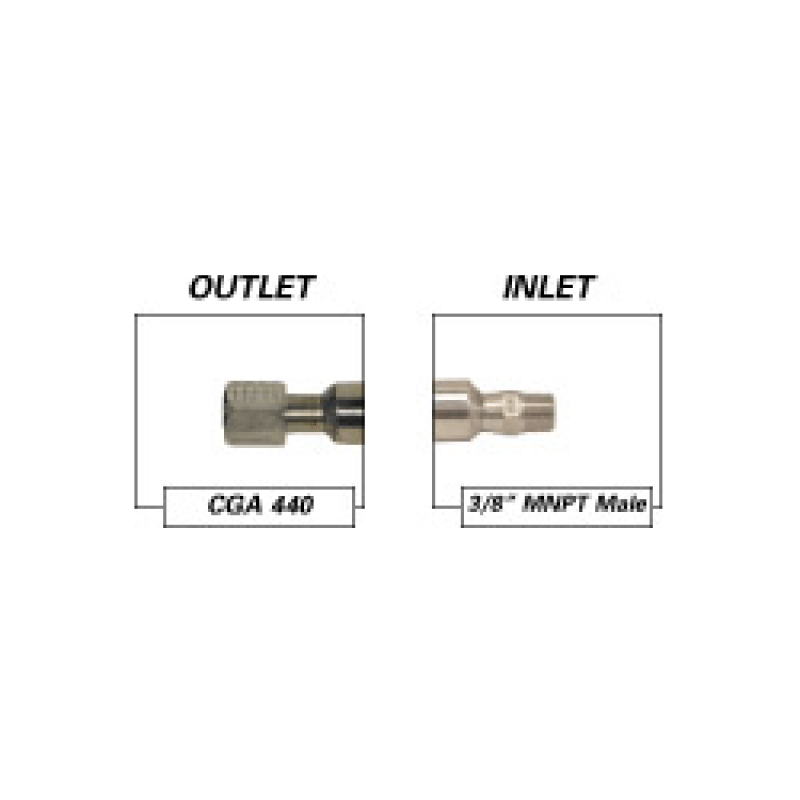 Cryogenic Hoses, UltraFlex, Oxygen Armored Male 3/8 x CGA440