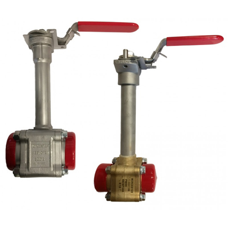 Worcester Cryogenic Ball Valve Extended Stem