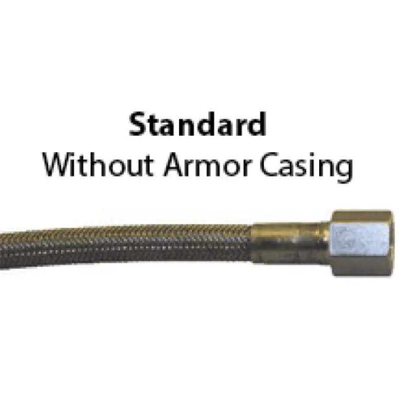 High Pressure 6000PSI PTFE Pigtails, No Armor