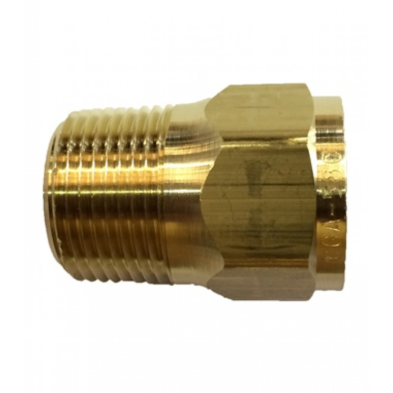 CGA-580 Brass Nut & 3" Nipple Regulator Helium Argon Inlet Bottle Fittings Mt 