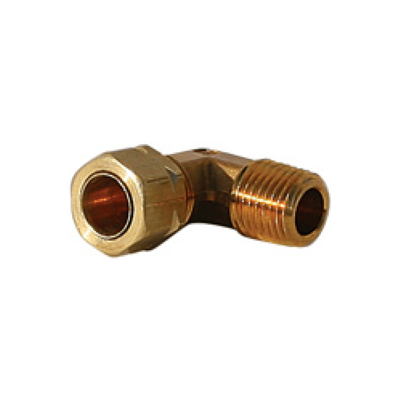  Ice Maker Water Line Brass Compression Tube Fitting, 1/4” OD x  1/4” OD (2) : Industrial & Scientific