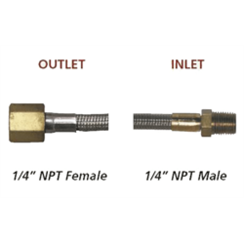 PTFE 3000psi Pigtail Female x Male