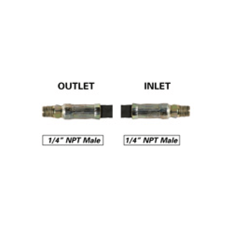 CO2 Thermoplastic Low Pressure Pigtails, Male x Male