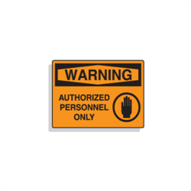 Self Adhesive Vinyl OSHA Warning Signs