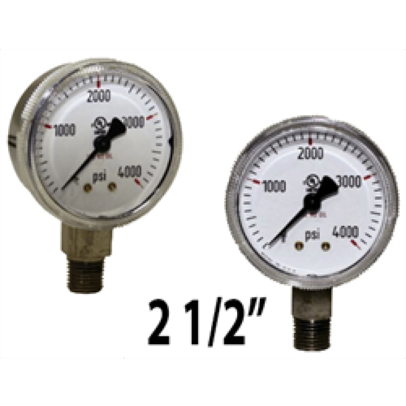 2 1/2 Inch Dial - Chrome Plated