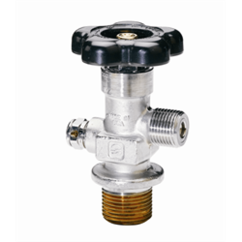 Sherwood GV O-Ring Style Chrome Plated Cylinder Valves: Tapered Thread: 